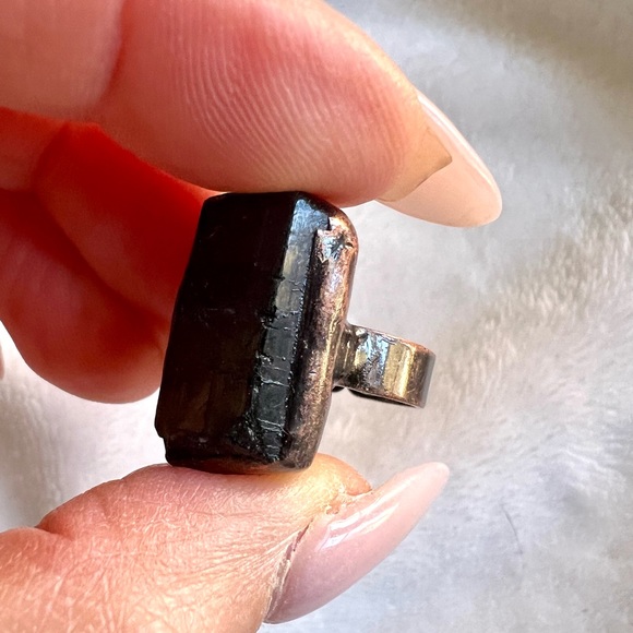 EMF Negativity Shield. Black Tourmaline Ring 5 6 7 8 9 - Picture 6 of 7